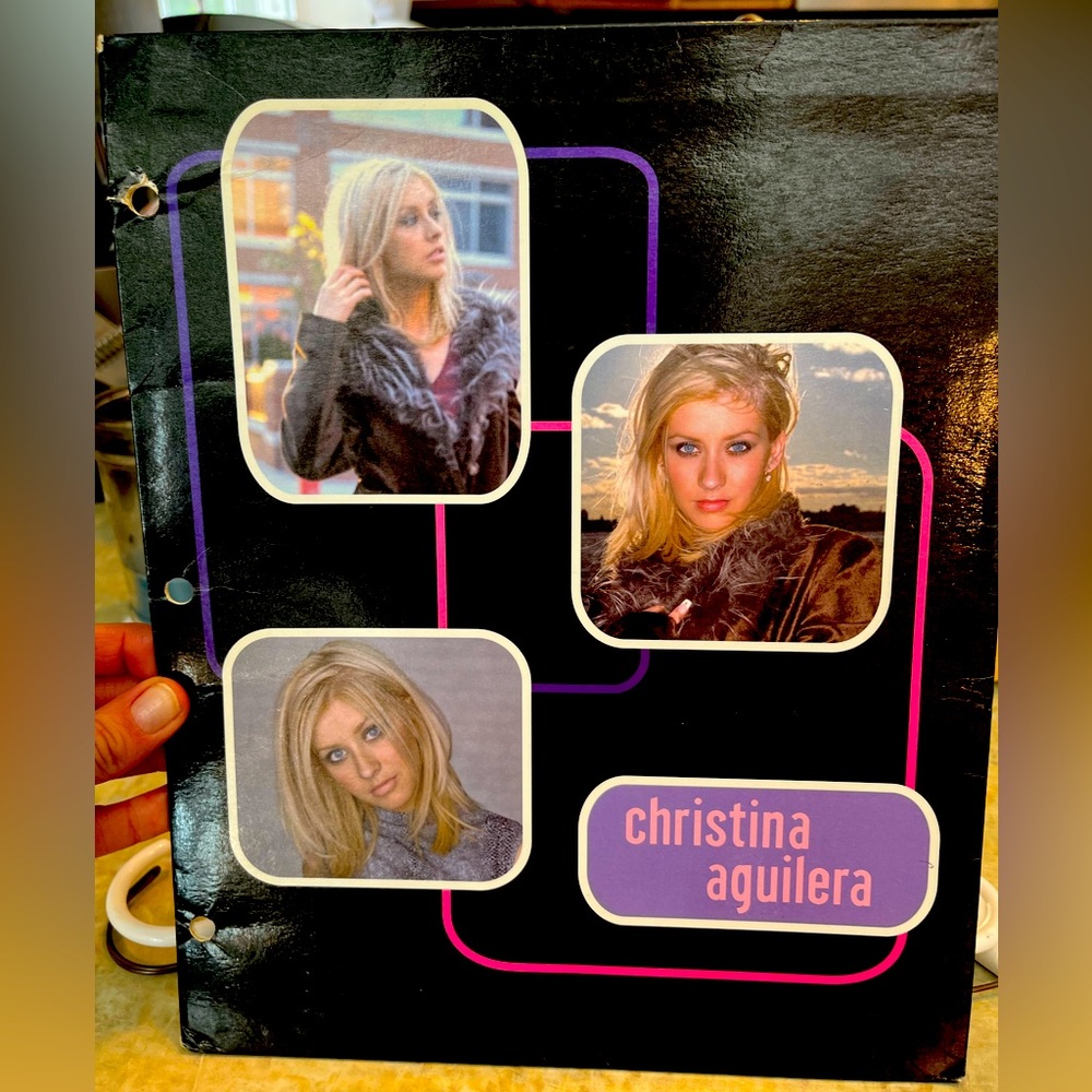 Christina Aguilera Vintage School Supplies